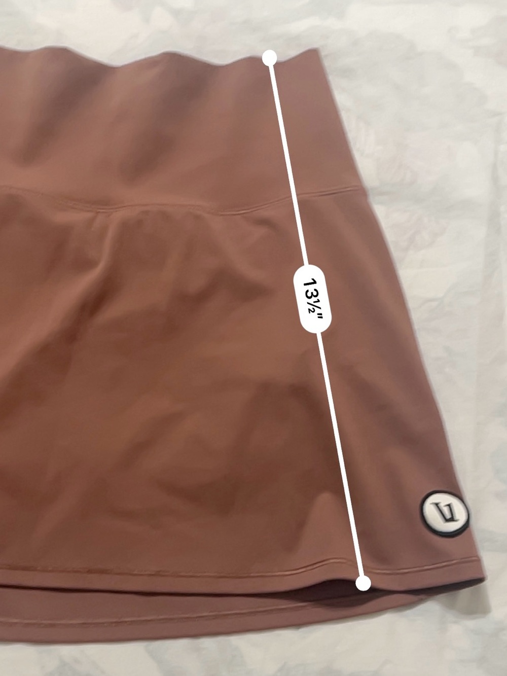 Vuori Mauve Brown Active Skort - Picture 7 of 9